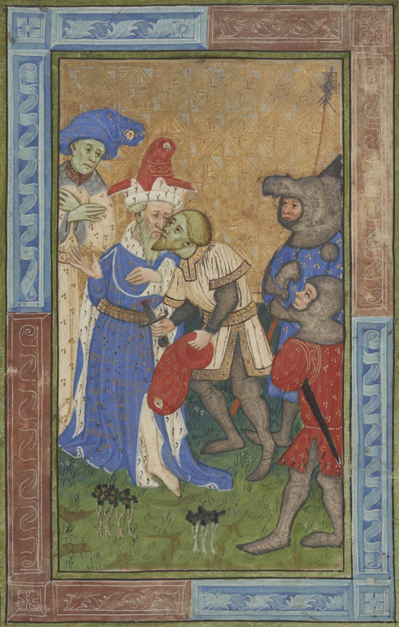 Attentatsszene Ms B.11.7, ca. 1420 von Master of Trinity College