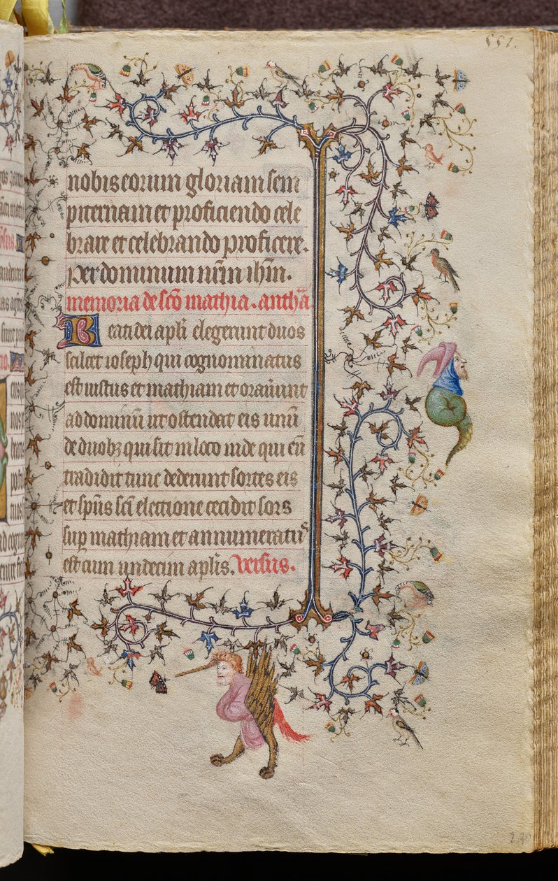 Stundenbuch von Karl dem Edlen, König von Navarra (1361-1425): fol. 270r, Text von Master of the Brussels Initials and Associates
