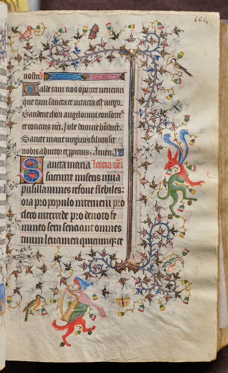 Stundenbuch von Karl dem Edlen, König von Navarra (1361-1425): fol. 51r, Text von Master of the Brussels Initials and Associates