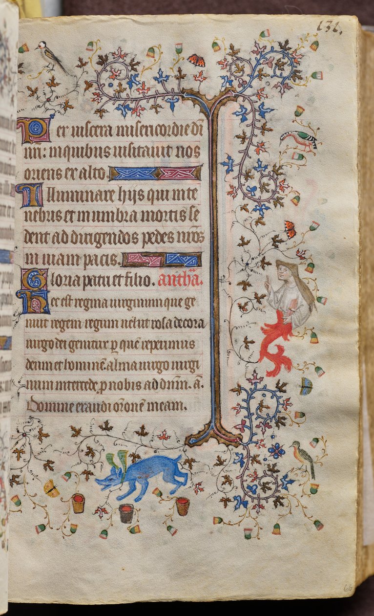 Stundenbuch von Karl dem Edlen, König von Navarra (1361-1425): fol. 66r, Text von Master of the Brussels Initials and Associates