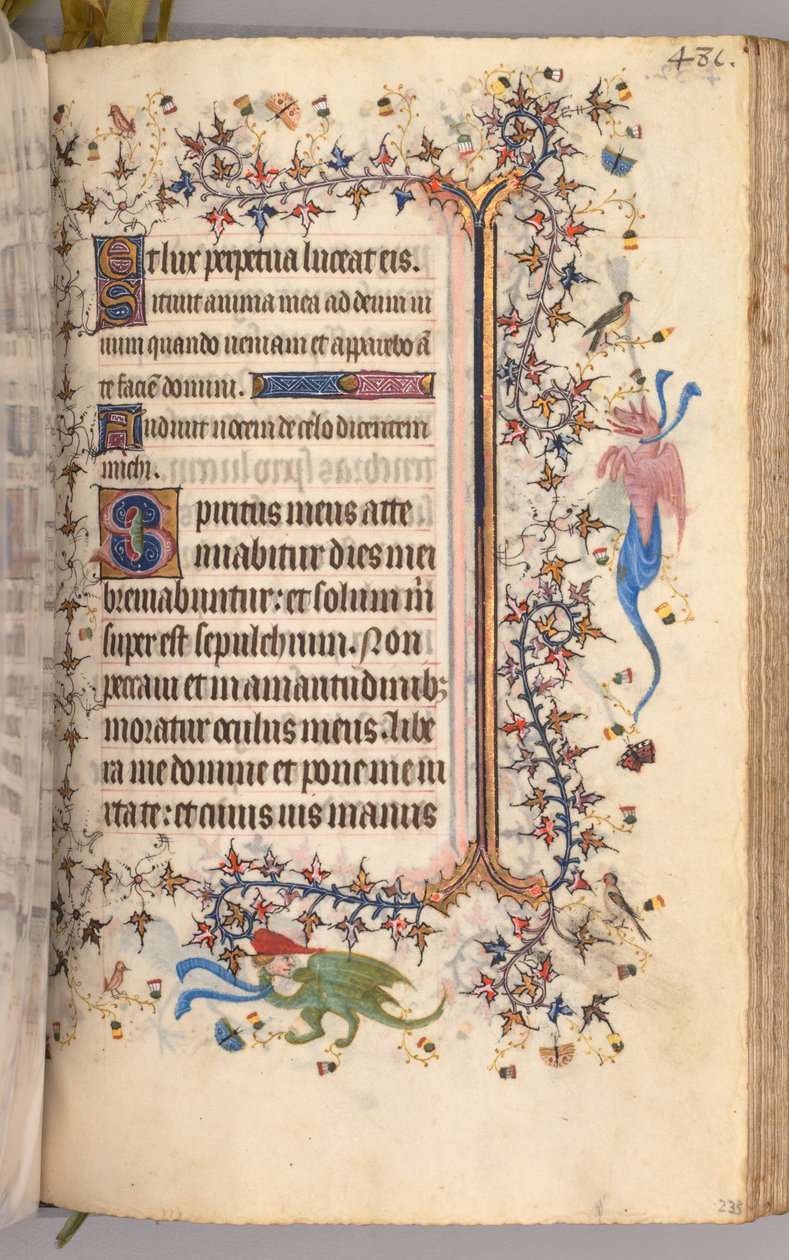 Stundenbuch von Karl dem Edlen, König von Navarra 1361-1425: fol. 234r, Text von Master of the Brussels Initials and Associates