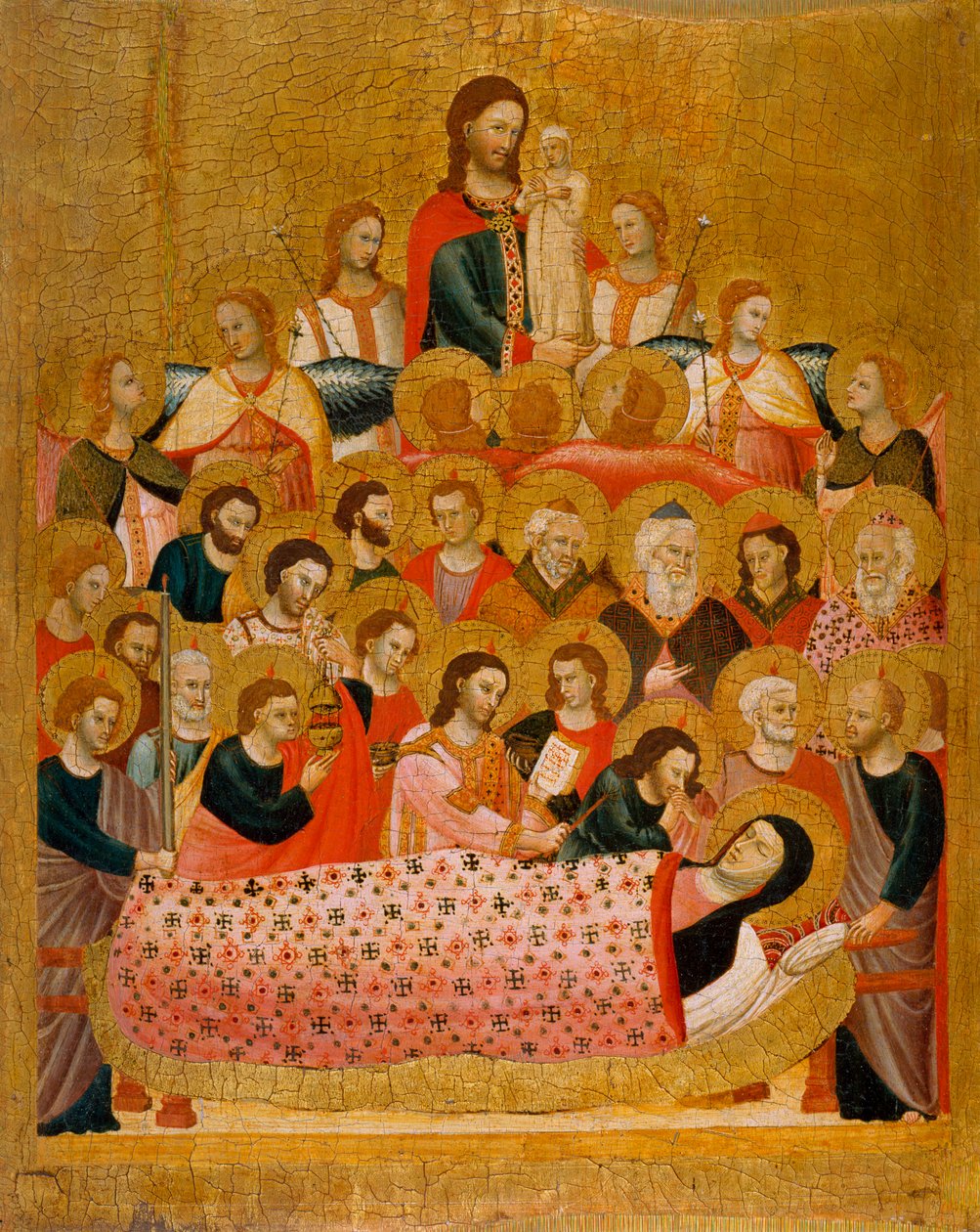 Der Tod der Jungfrau (La dormition de la vierge) von Master of the Cini Madonna
