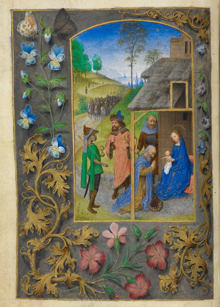 Die Anbetung der Könige von Master of the Dresden Prayer Books