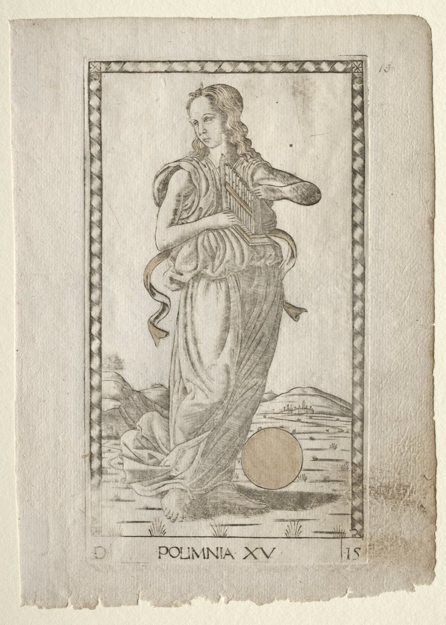 Polyhymnia (heroische Hymnen) (aus der Tarocchi-Serie D: Apollo und die Musen, #15) von Master of the E Series Tarocchi