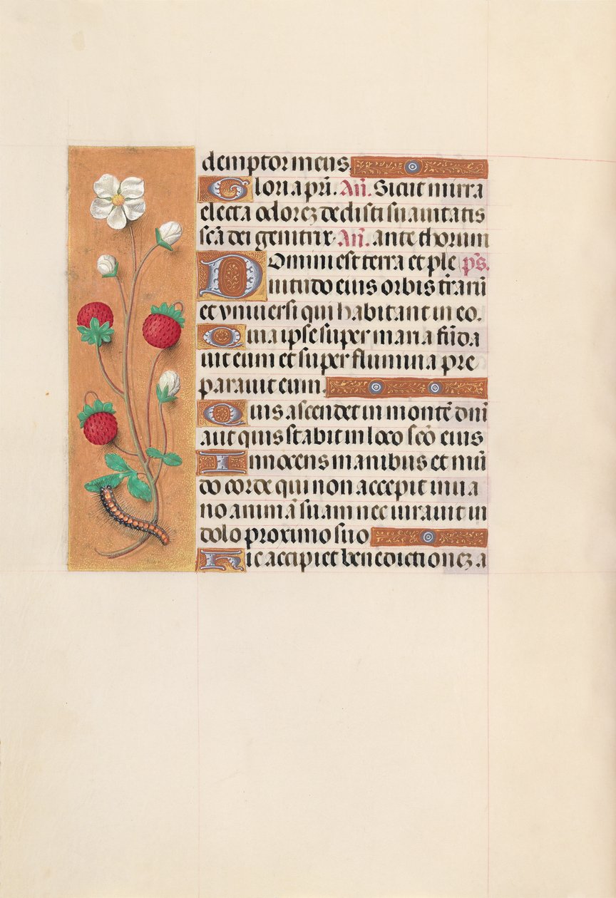Stundenbuch der Königin Isabella der Katholischen, Königin von Spanien: Fol. 102v, ca. 1500 von Master of the First Prayerbook of Maximillian