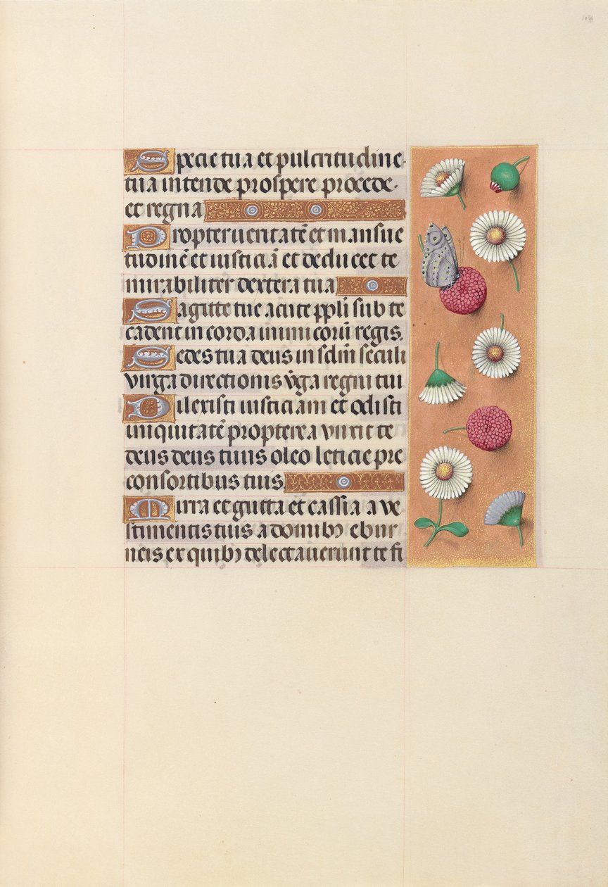 Stundenbuch der Königin Isabella der Katholischen, Königin von Spanien: Fol. 104r von Master of the First Prayerbook of Maximillian