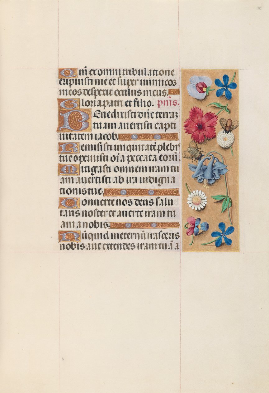 Stundenbuch der Königin Isabella der Katholischen, Königin von Spanien: Fol. 128r, um 1500 von Master of the First Prayerbook of Maximillian