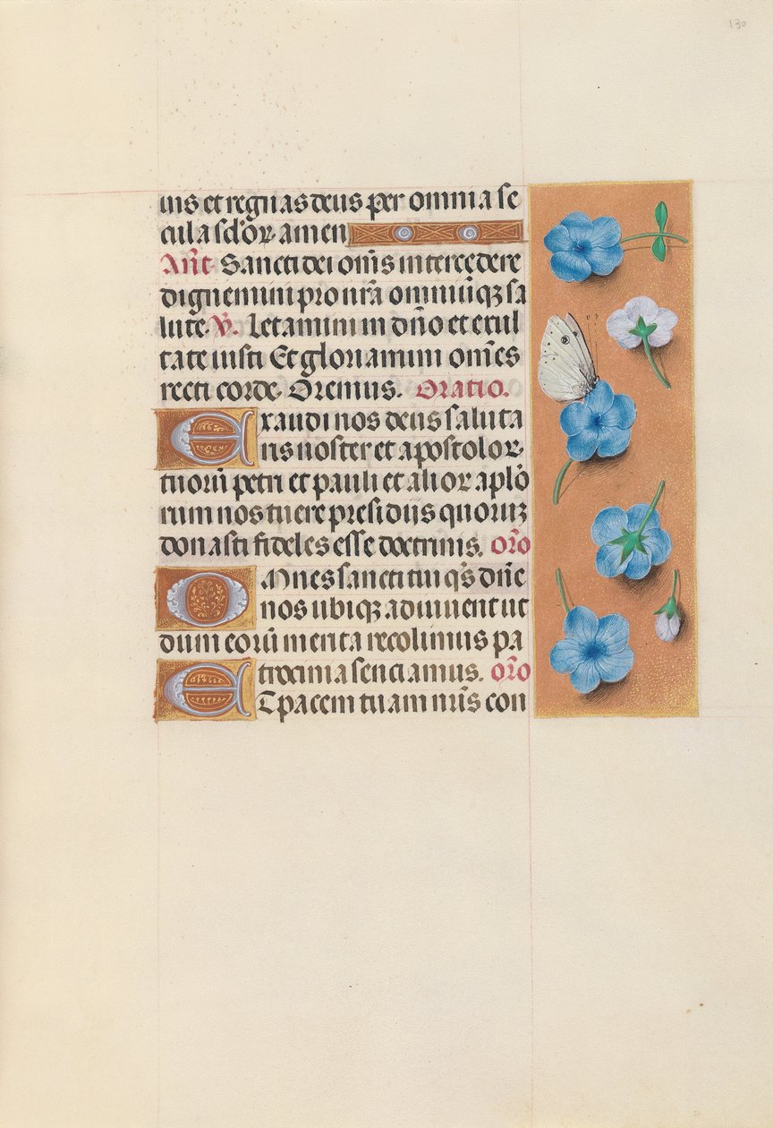 Stundenbuch der Königin Isabella der Katholischen, Königin von Spanien: Fol. 130r, ca. 1500 von Master of the First Prayerbook of Maximillian