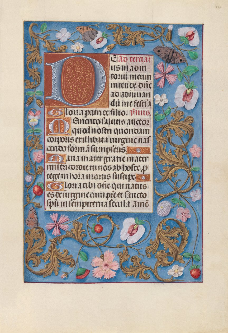 Stundenbuch der Königin Isabella die Katholische, Königin von Spanien: Fol. 132r, um 1500 von Master of the First Prayerbook of Maximillian