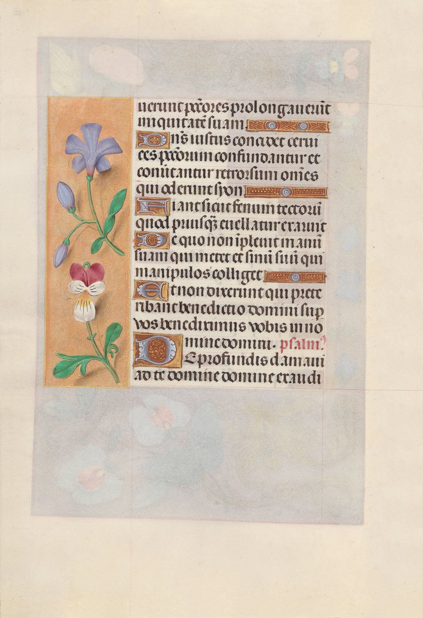 Stundenbuch der Königin Isabella die Katholische, Königin von Spanien: Fol. 155v, um 1500 von Master of the First Prayerbook of Maximillian
