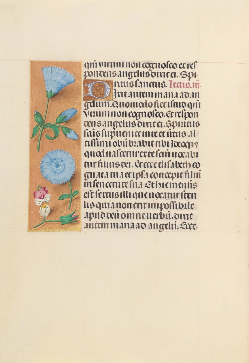 Stundenbuch der Königin Isabella der Katholischen, Königin von Spanien: Fol. 163v, ca. 1500 von Master of the First Prayerbook of Maximillian