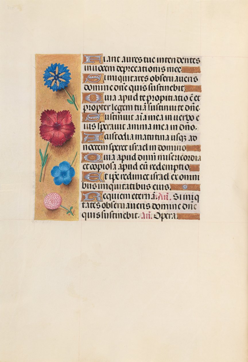Stundenbuch der Königin Isabella der Katholischen, Königin von Spanien: Fol. 222v, ca. 1500 von Master of the First Prayerbook of Maximillian