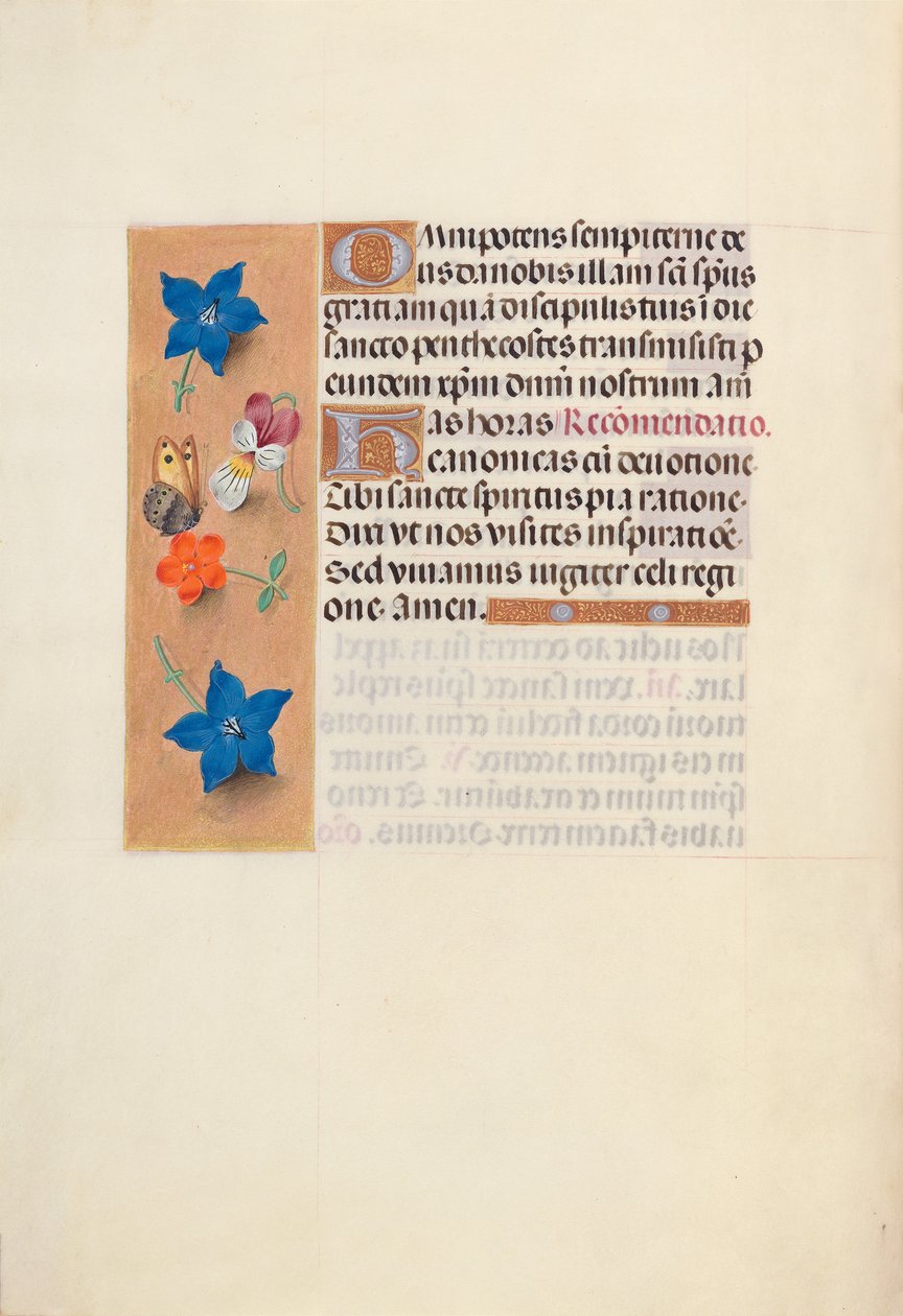 Stundenbuch der Königin Isabella die Katholische, Königin von Spanien: Fol. 36v, ca. 1500 von Master of the First Prayerbook of Maximillian