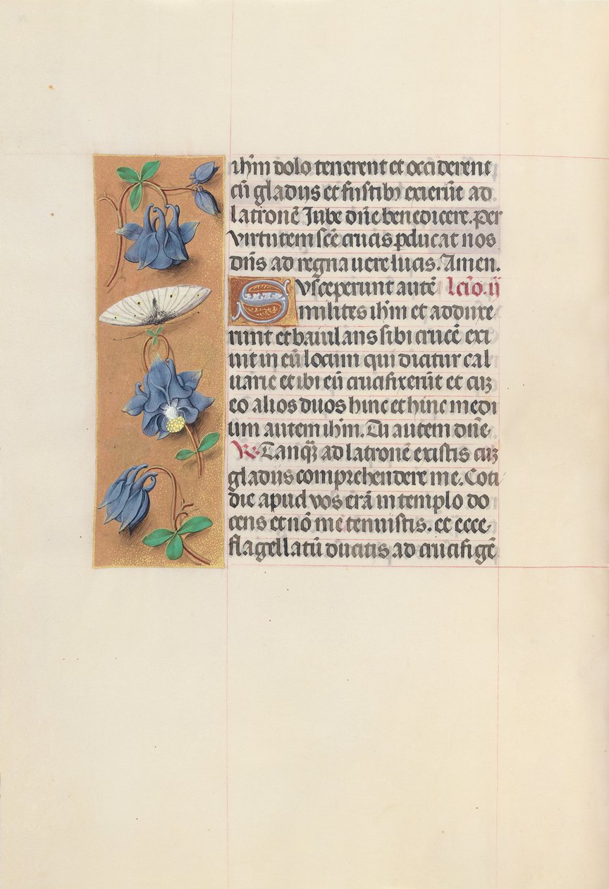Stundenbuch der Königin Isabella der Katholischen, Königin von Spanien: Fol. 54v, ca. 1500 von Master of the First Prayerbook of Maximillian