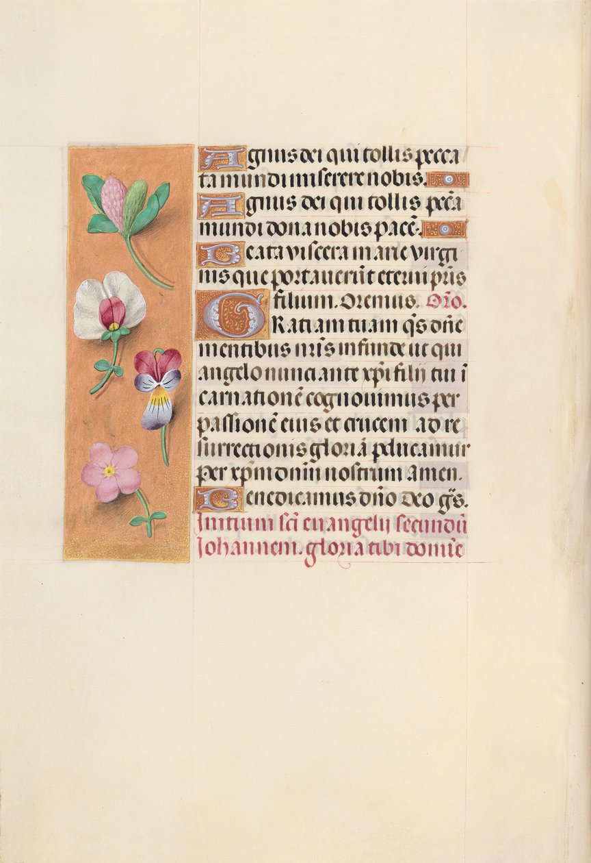 Stundenbuch der Königin Isabella der Katholischen, Königin von Spanien: Fol. 92v, ca. 1500 von Master of the First Prayerbook of Maximillian
