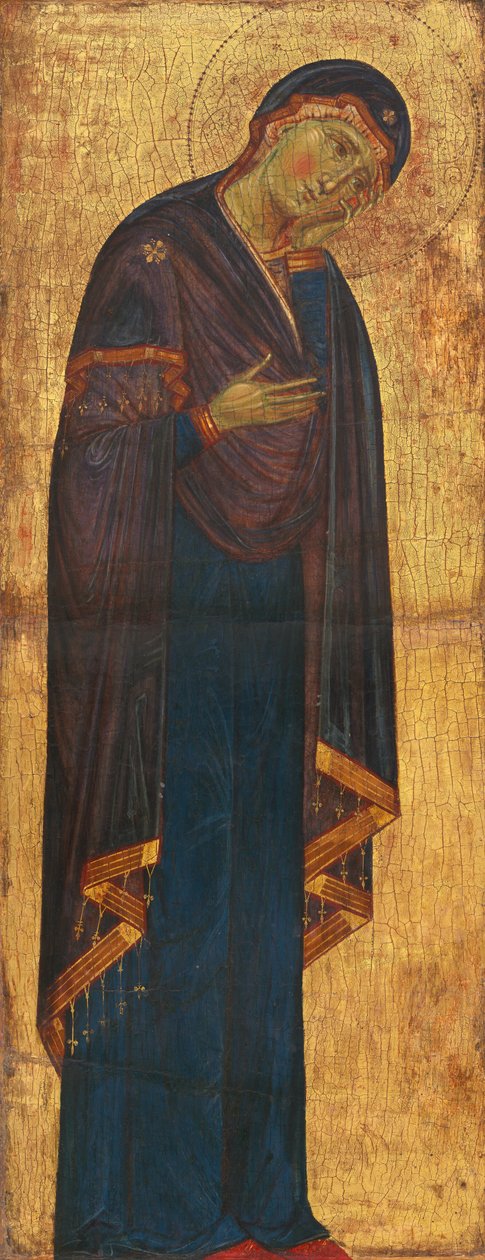 Die trauernde Madonna, um 1270-1275 von Master of the Franciscan Crucifixes