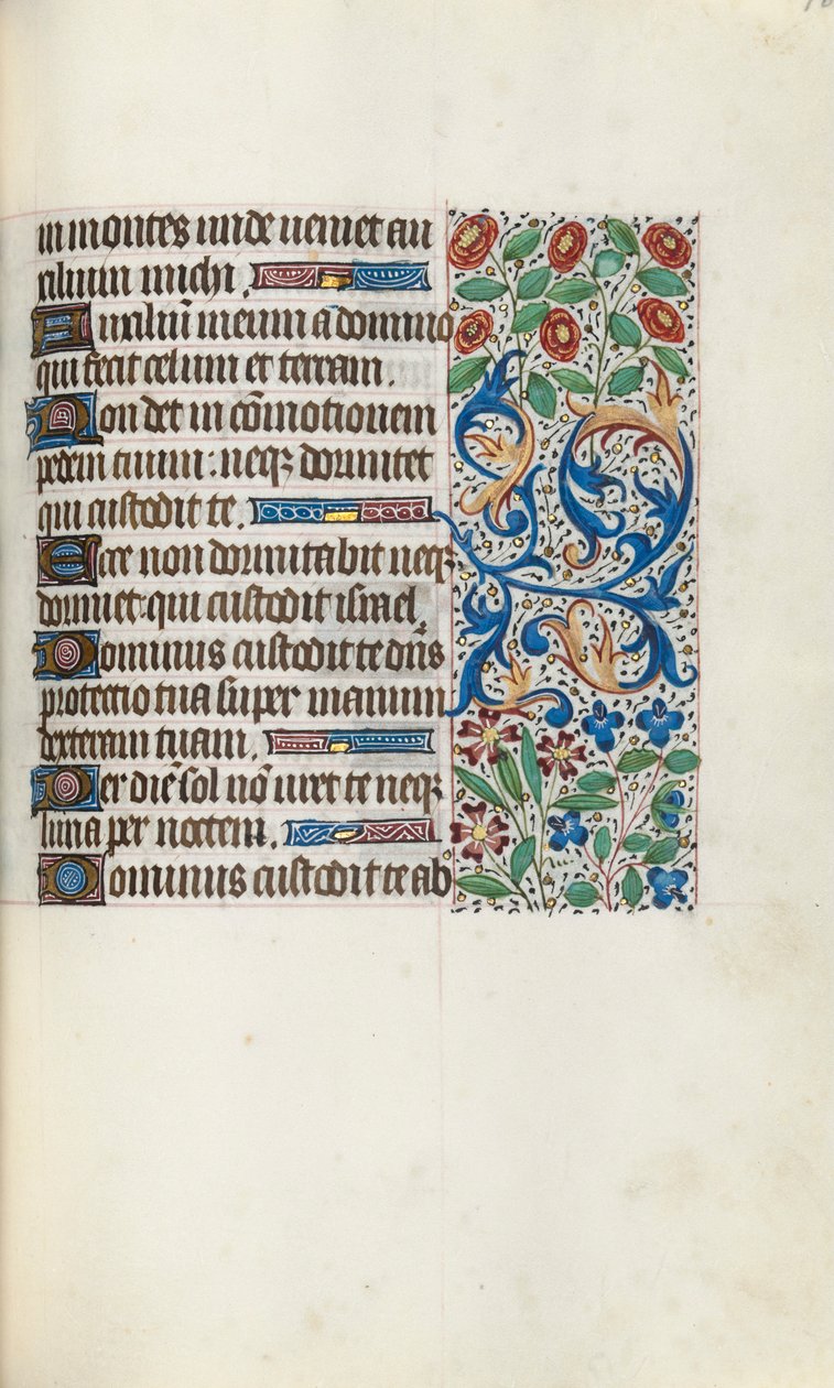 Stundenbuch Gebrauch von Rouen: fol. 105r, ca. 1470 von Master of the Geneva Latini