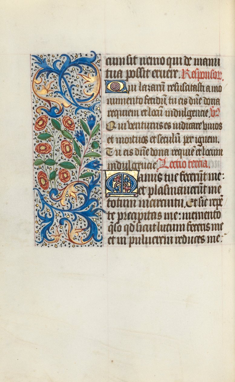 Stundenbuch Gebrauch von Rouen: fol. 116v, ca. 1470 von Master of the Geneva Latini