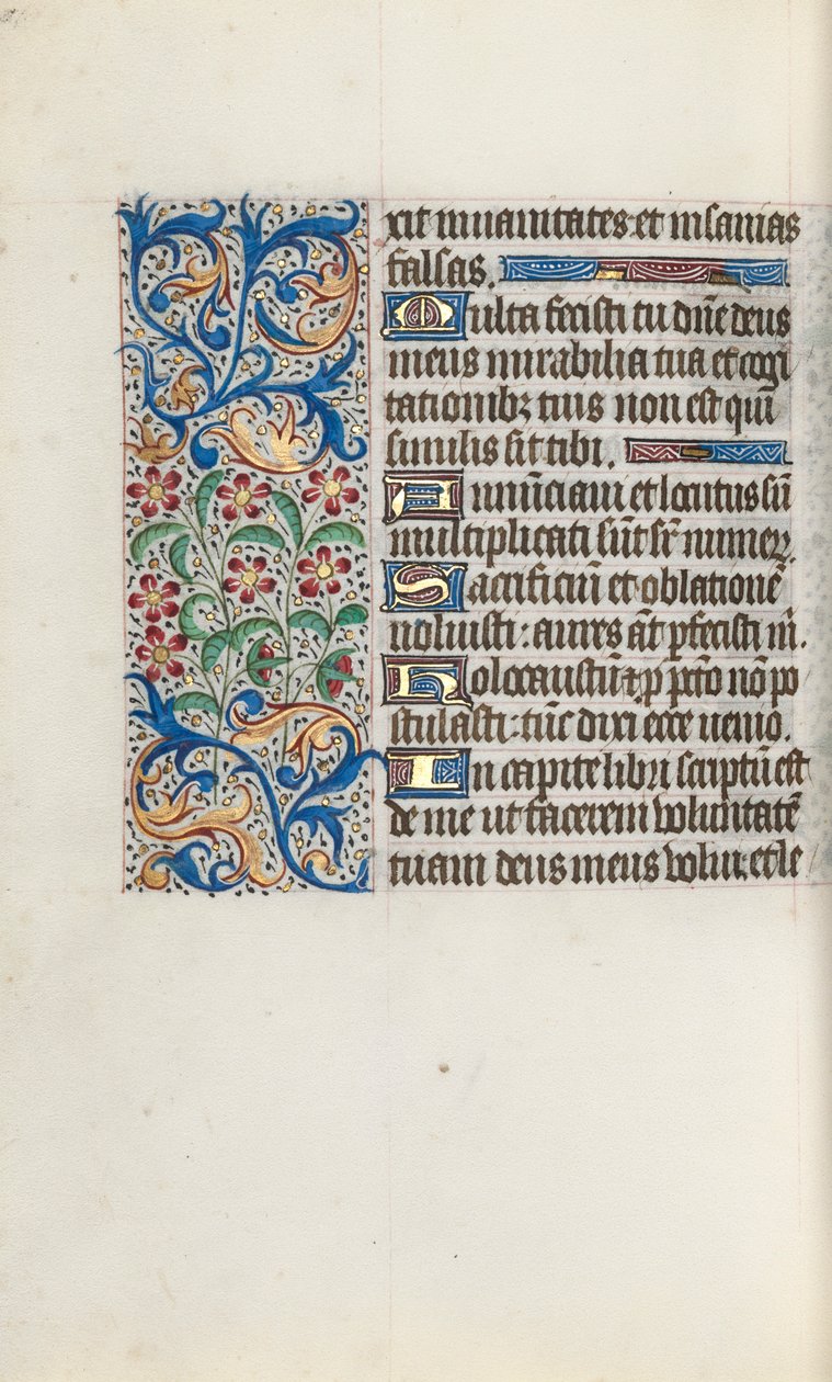 Stundenbuch Gebrauch von Rouen: fol. 125v, ca. 1470 von Master of the Geneva Latini
