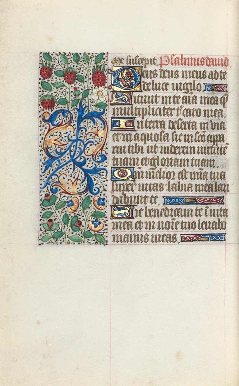 Stundenbuch Gebrauch von Rouen: fol. 137v von Master of the Geneva Latini