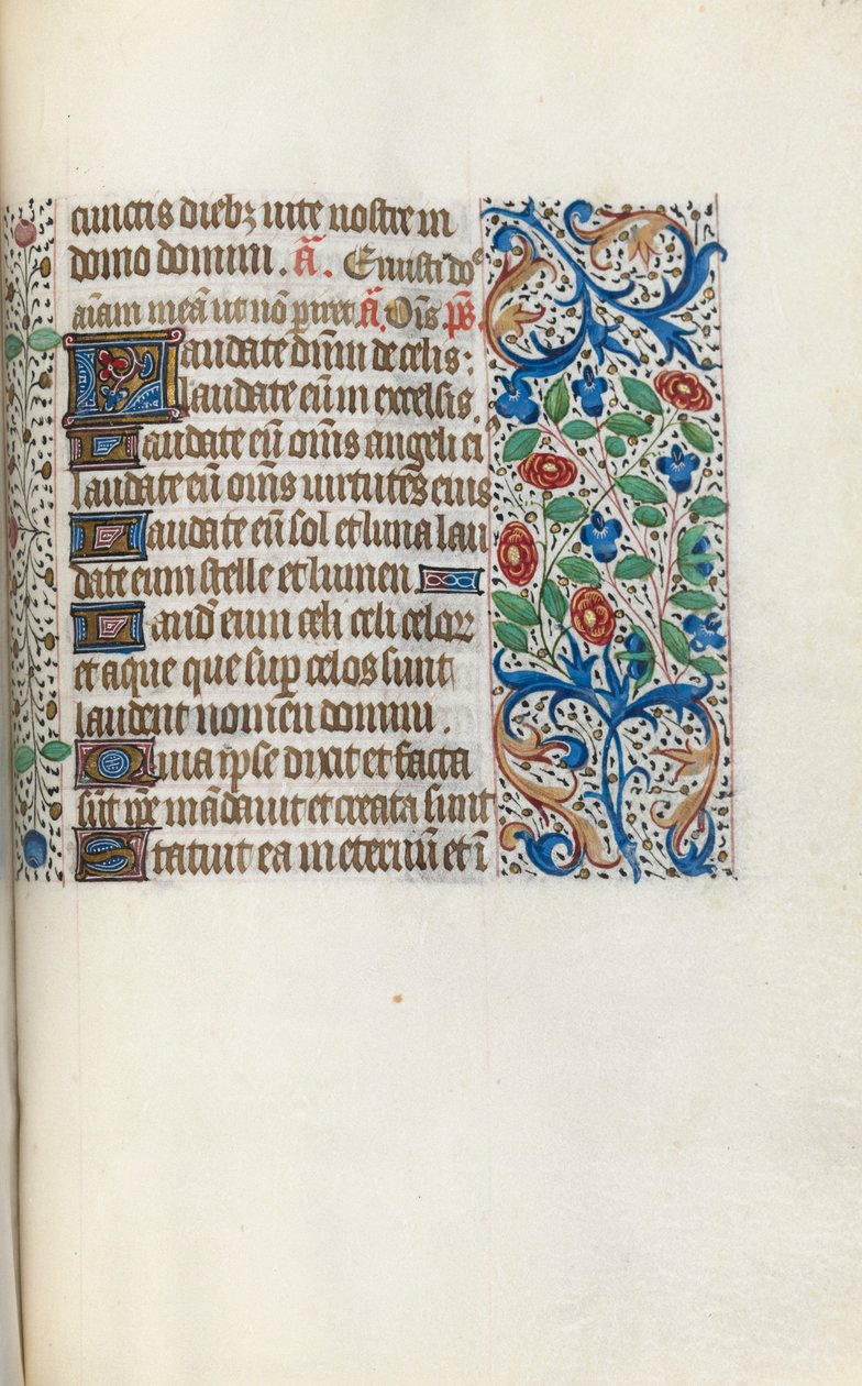 Stundenbuch Gebrauch von Rouen: fol. 141r, um 1470 von Master of the Geneva Latini