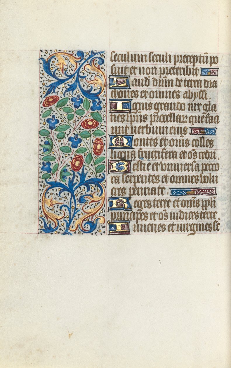 Stundenbuch Gebrauch von Rouen: fol. 141v, ca. 1470 von Master of the Geneva Latini