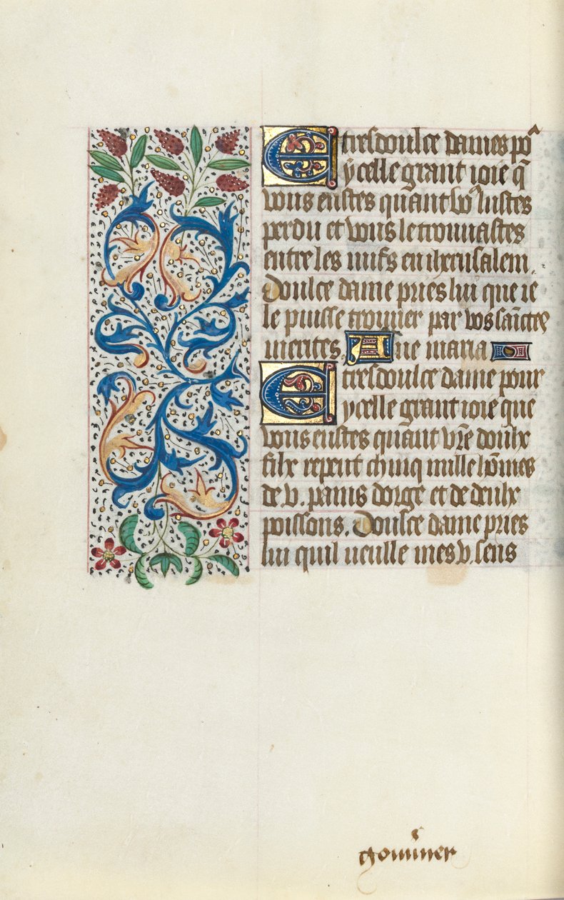 Stundenbuch Gebrauch von Rouen: fol. 149v, um 1470 von Master of the Geneva Latini