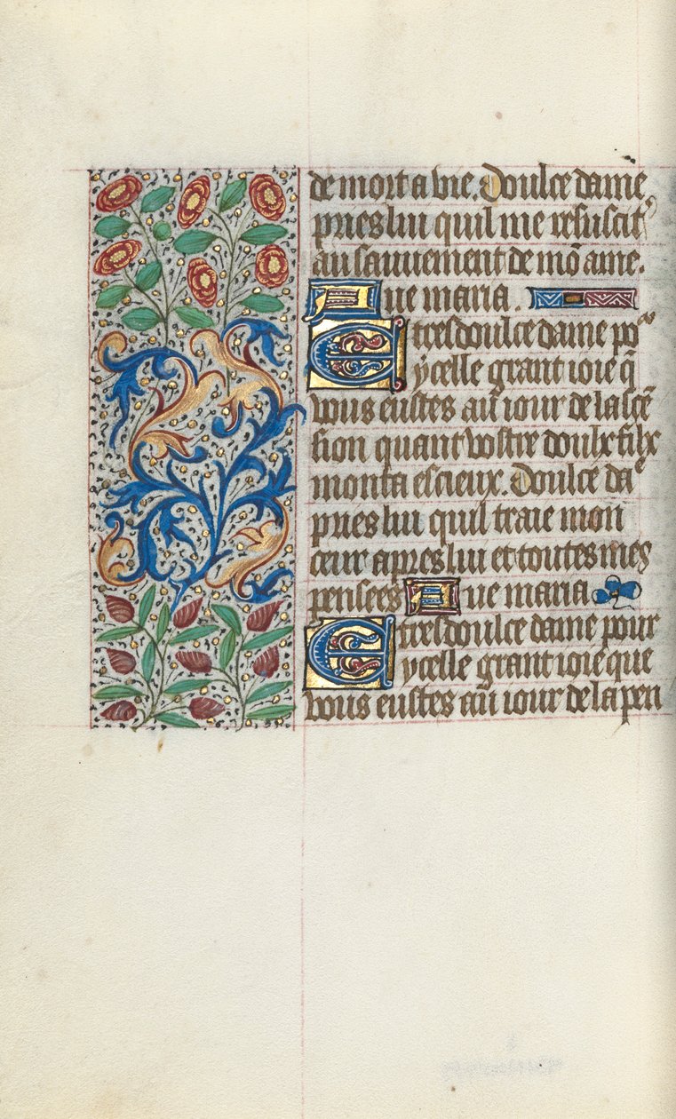 Stundenbuch Gebrauch von Rouen: fol. 150v, um 1470 von Master of the Geneva Latini