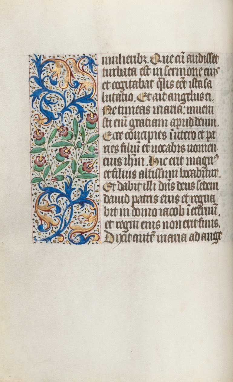Stundenbuch Gebrauch von Rouen: fol. 15v, um 1470 von Master of the Geneva Latini