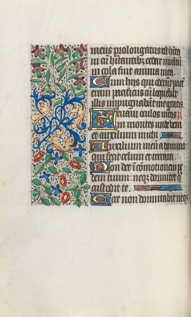 Stundenbuch Gebrauch von Rouen: fol. 61v, um 1470 von Master of the Geneva Latini