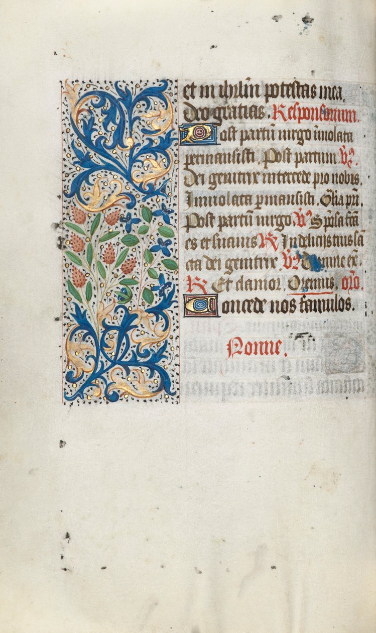 Stundenbuch Gebrauch von Rouen: fol. 66v, um 1470 von Master of the Geneva Latini