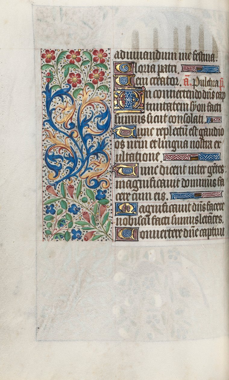 Stundenbuch Gebrauch von Rouen: fol. 67v, ca. 1470 von Master of the Geneva Latini