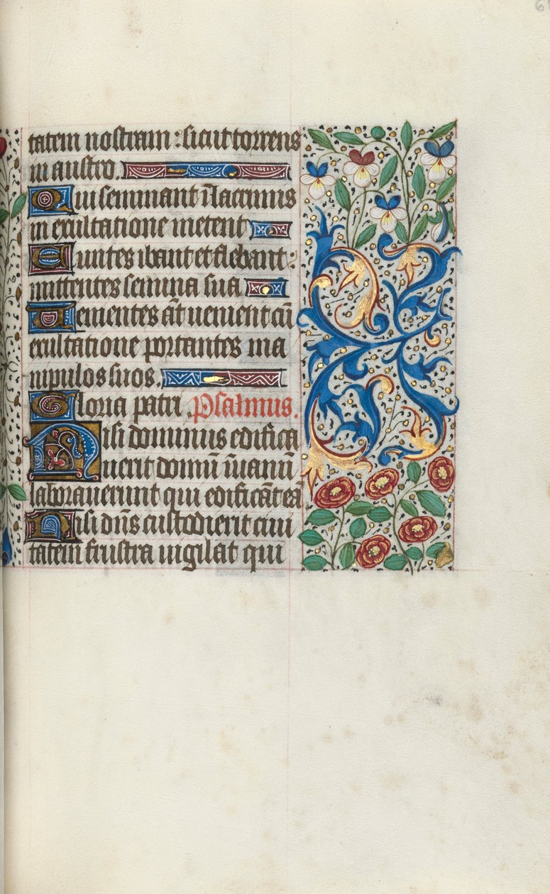 Stundenbuch Gebrauch von Rouen: fol. 68r, ca. 1470 von Master of the Geneva Latini