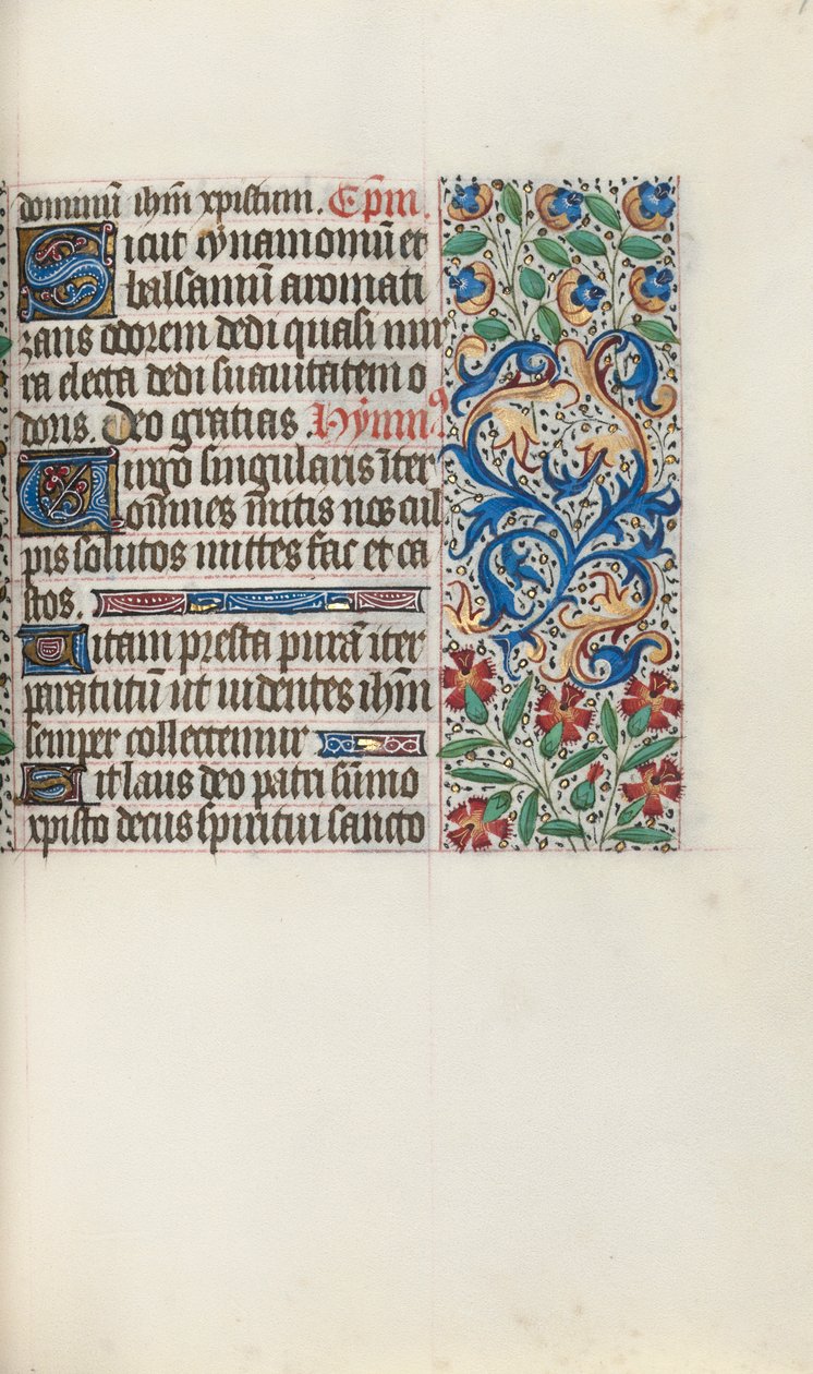 Stundenbuch Gebrauch von Rouen: fol. 78r, um 1470 von Master of the Geneva Latini