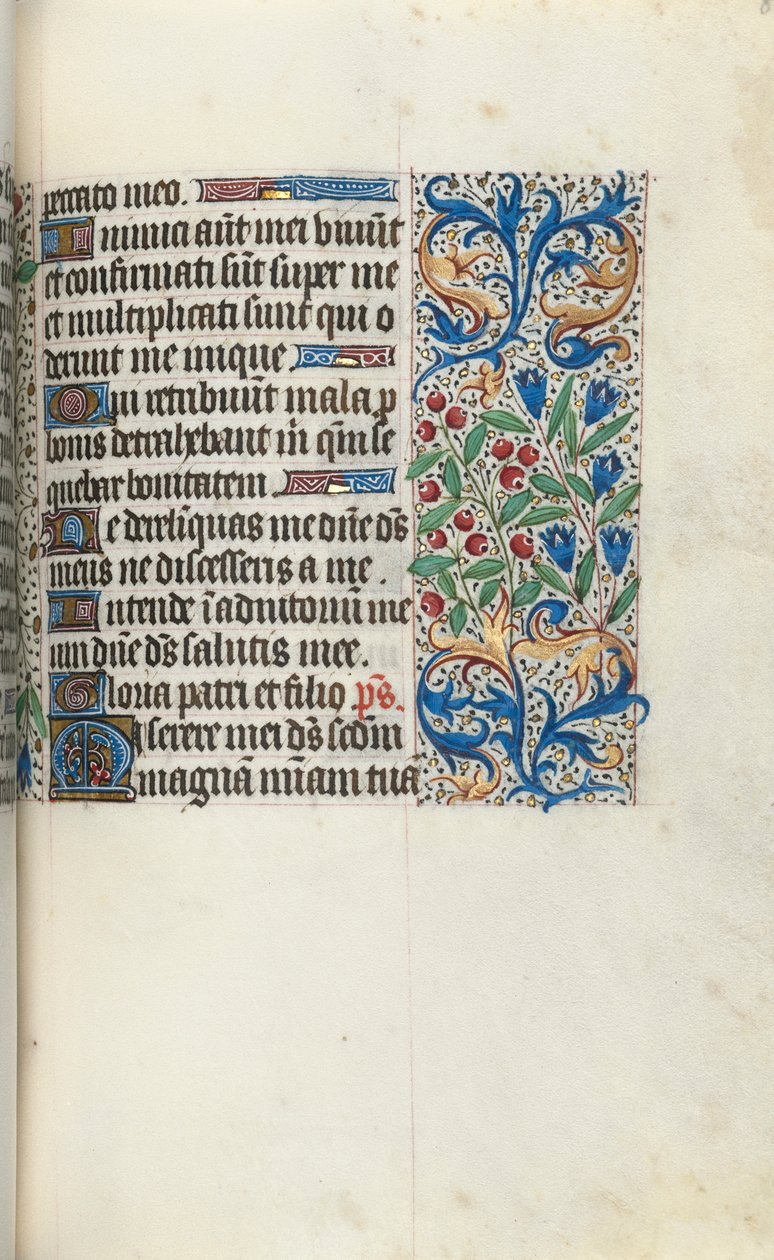 Stundenbuch Gebrauch von Rouen: fol. 85r, ca. 1470 von Master of the Geneva Latini