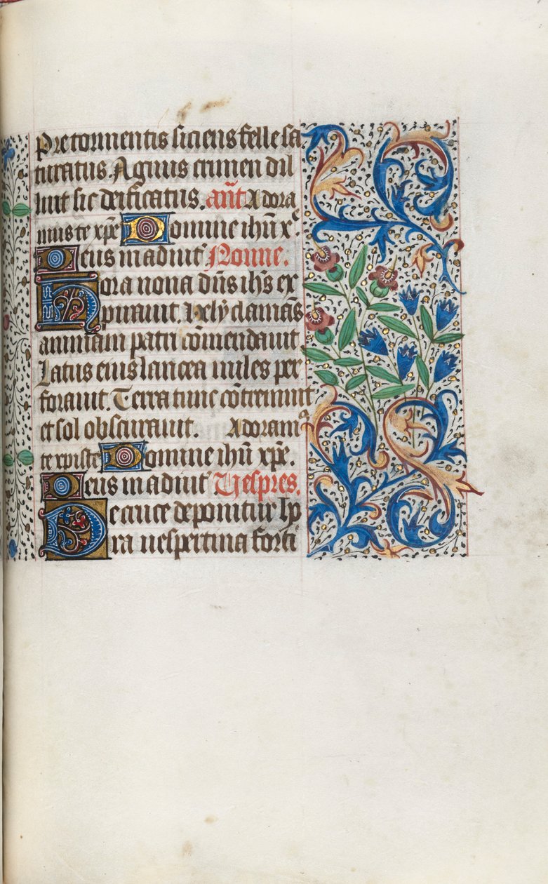 Stundenbuch Gebrauch von Rouen: fol. 98r, ca. 1470 von Master of the Geneva Latini