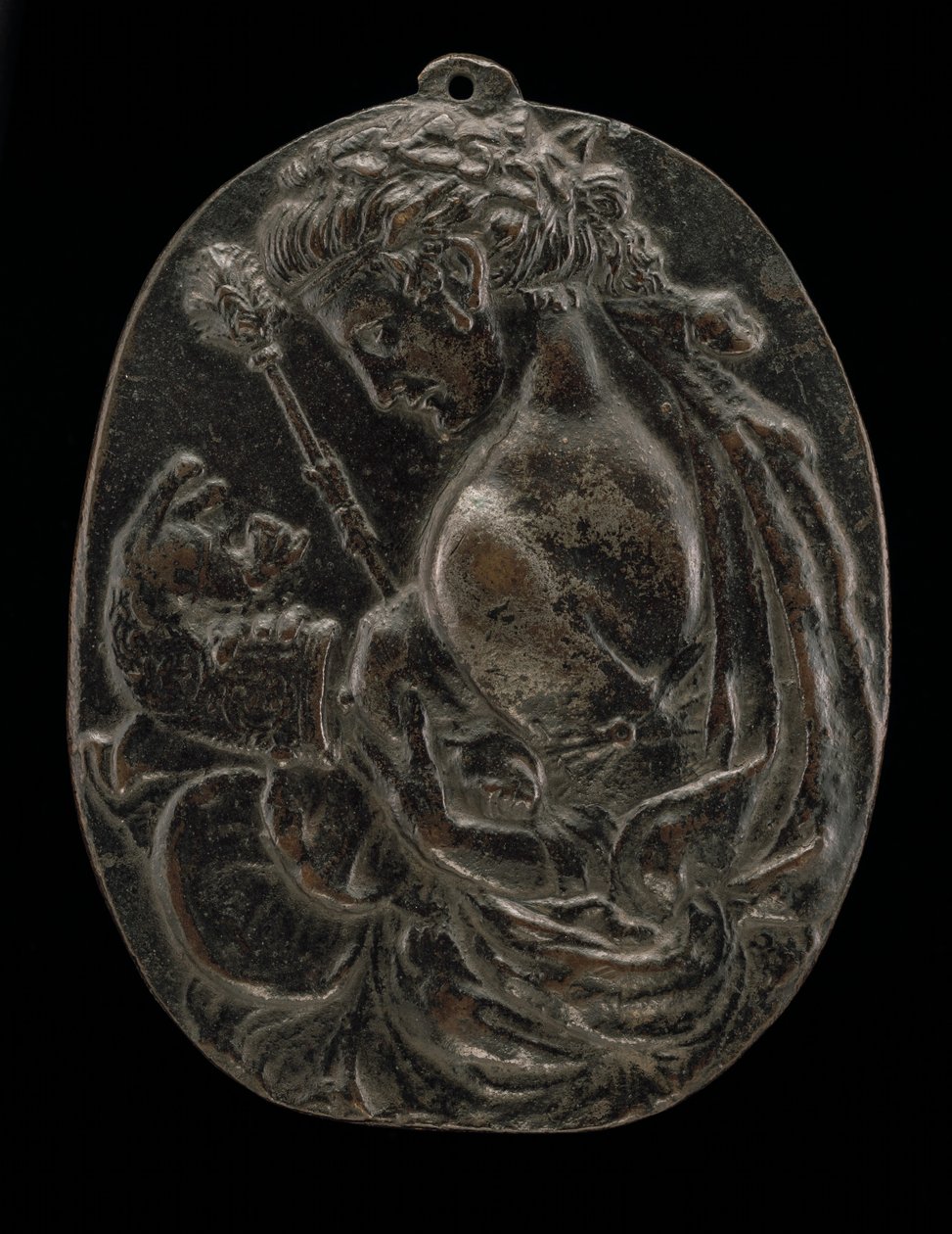 Eine Bacchantin von Master of the Martelli Mirror