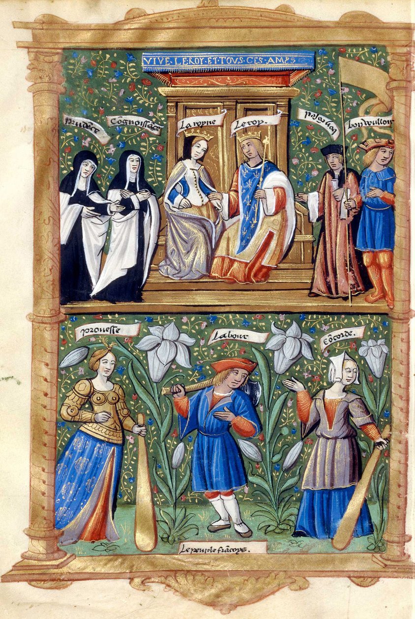 Le Sacre, Krönung und Einzug von Madame Claude, Königin von Frankreich von Master of the Paris Entries