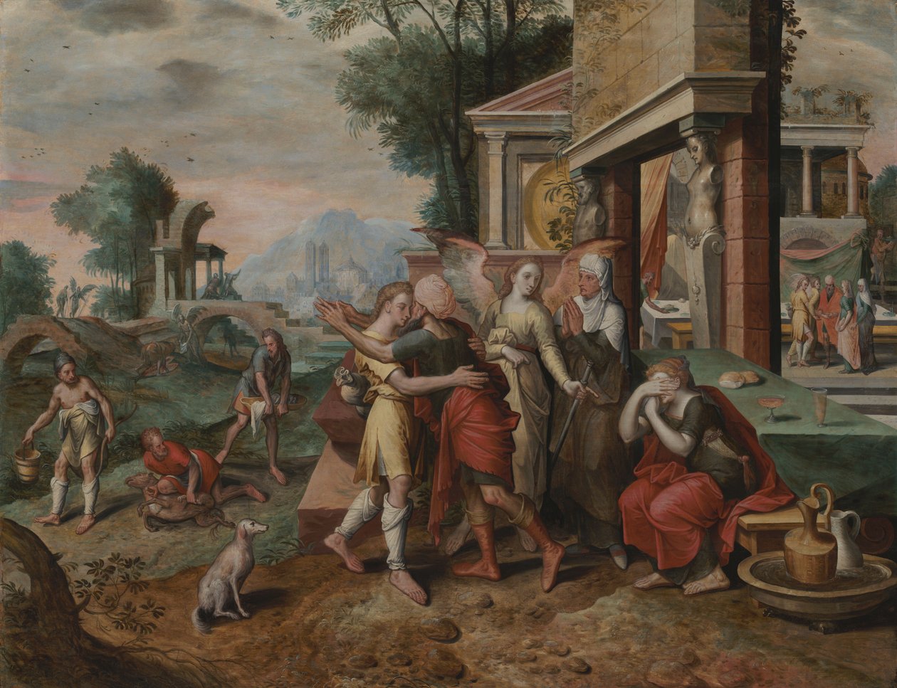 Die Rückkehr des Tobias von Master of the Prodigal Son