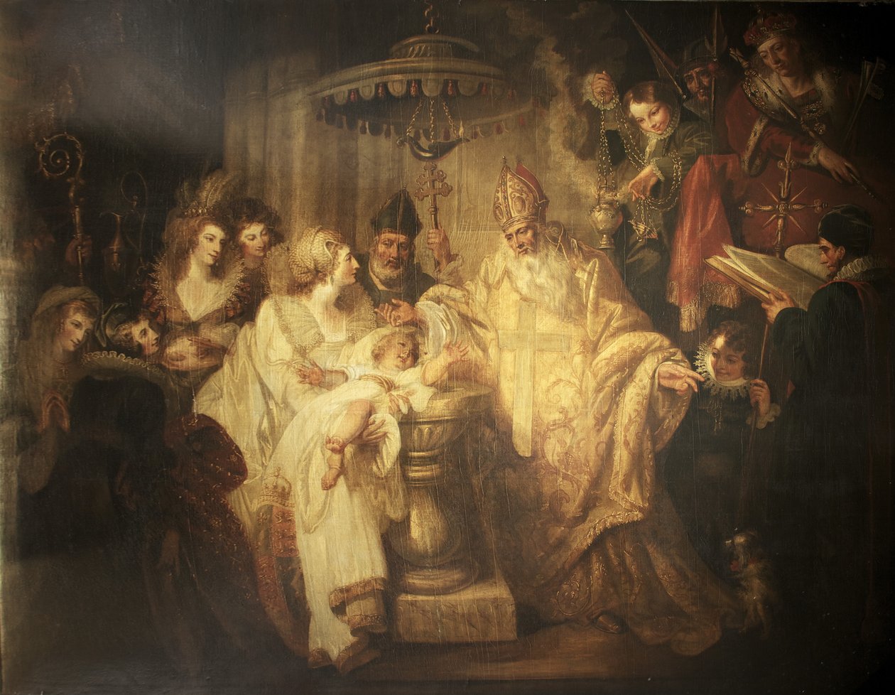 Die Taufe von Heinrich VIII von Mather Brown