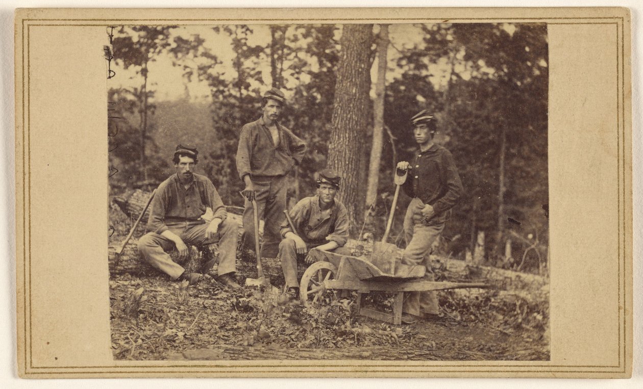 Pioniertrupp des 69. Regiments der New Yorker Freiwilligen von Mathew B. Brady
