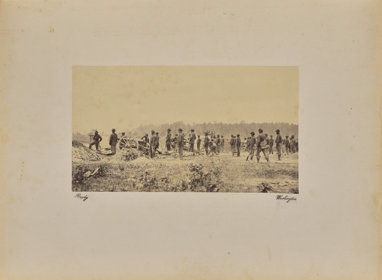 Captain Coopers Batterie - 1 Pennsylvania B. vor P. von Mathew B. Brady