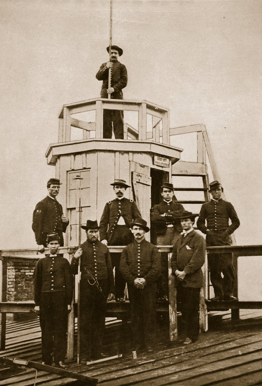 Zentrales Signalstation, Washington, D.C., 1861-65 von Mathew B. Brady