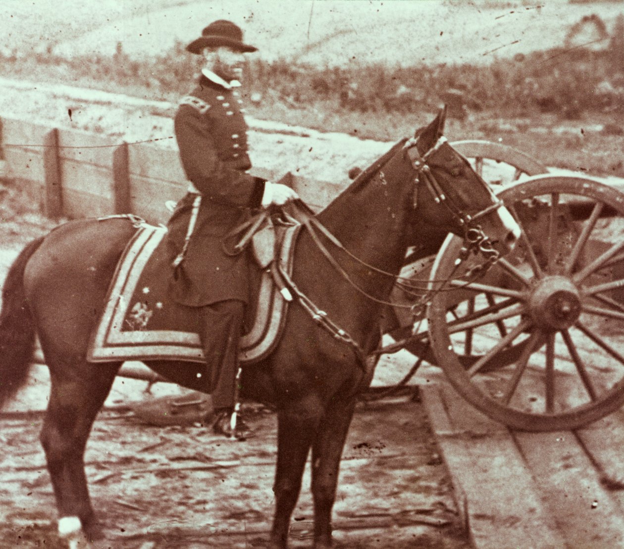 General William T. Sherman (1820-91) in Atlanta, GA von Mathew Brady