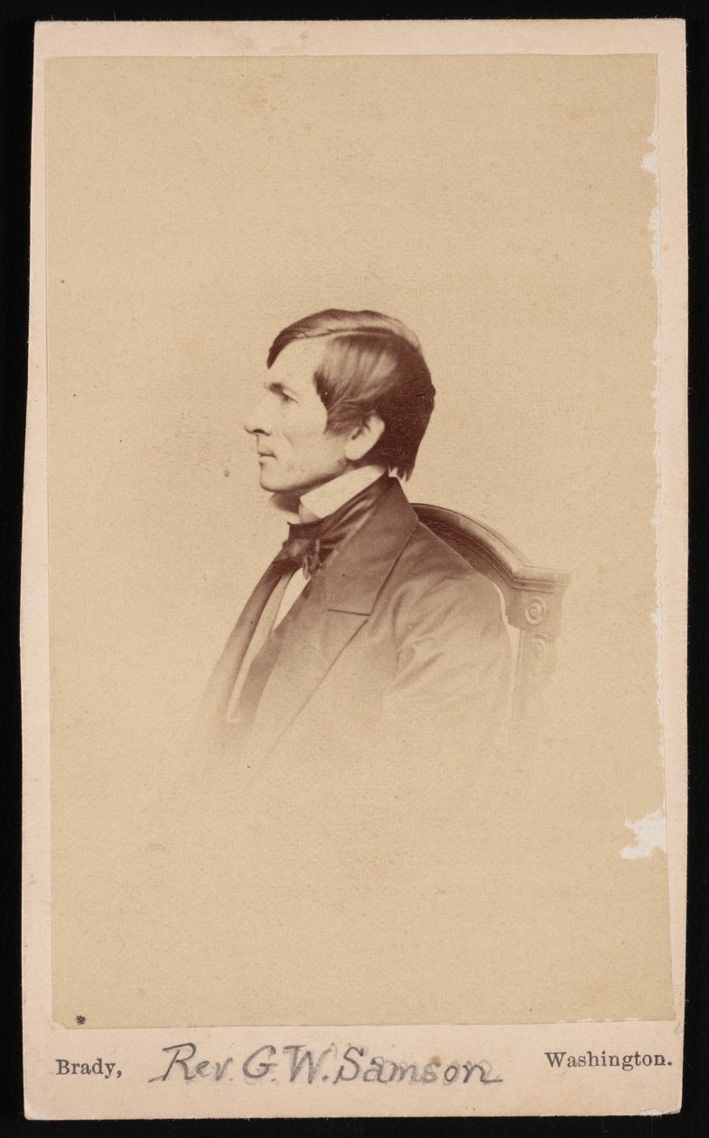 Porträt von Rev. George Whitefield Samson 1819-1896, vor 1896 von Mathew Brady