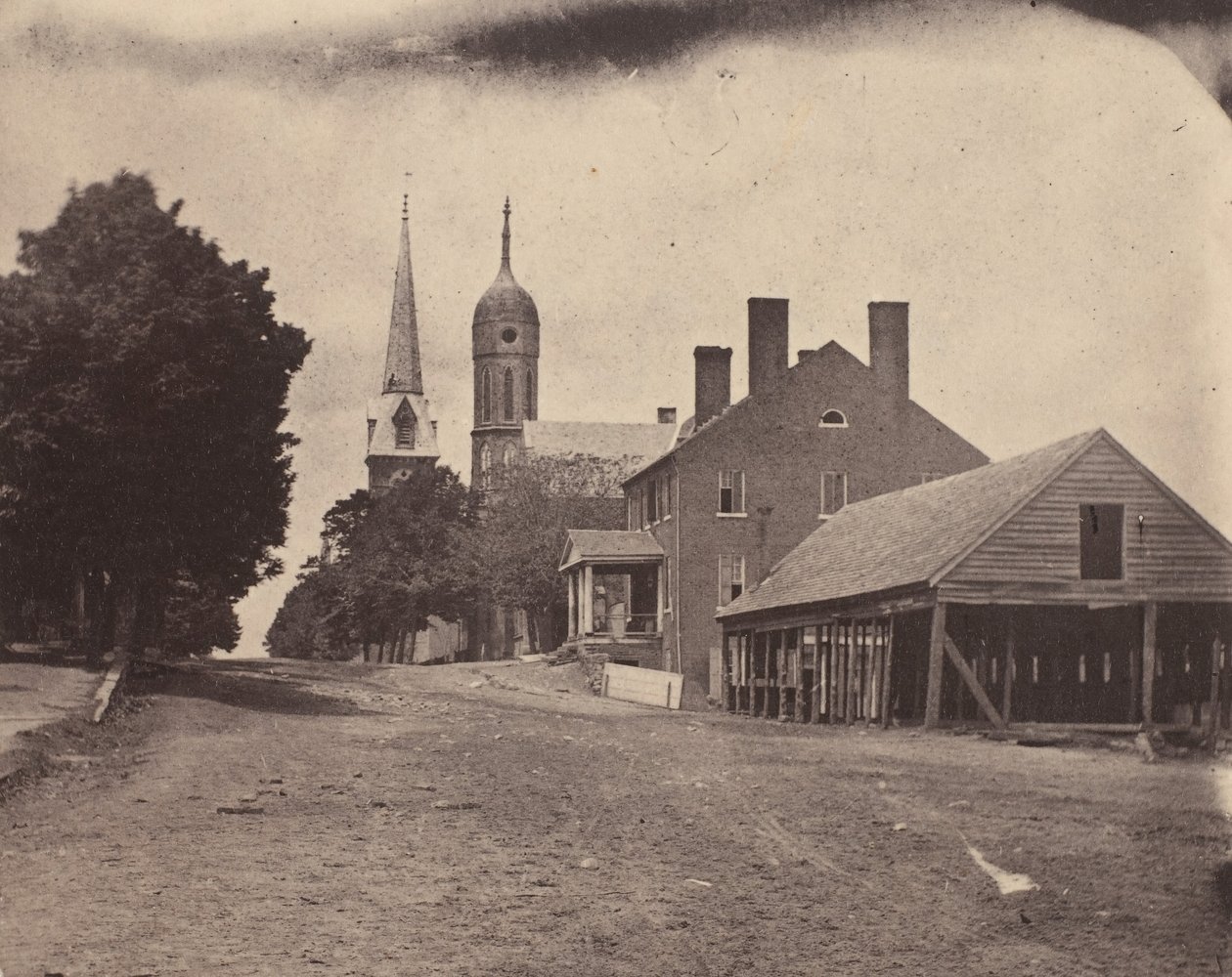 Zweites Korps Krankenhaus, Washington, D.C., ca. 1863 von Mathew Brady