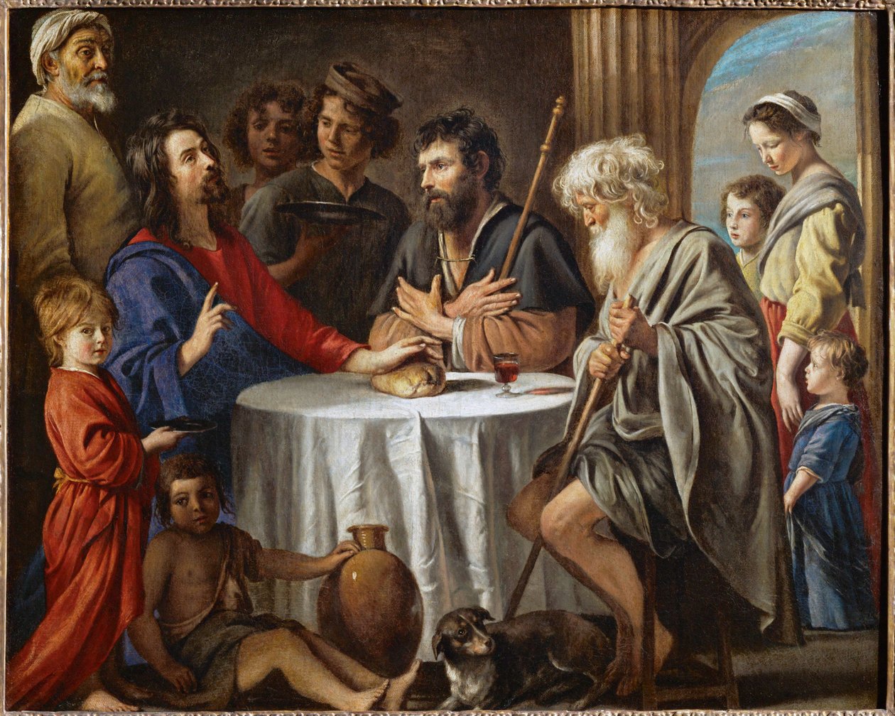 Die Pilger von Emmaus von Mathieu Le Nain
