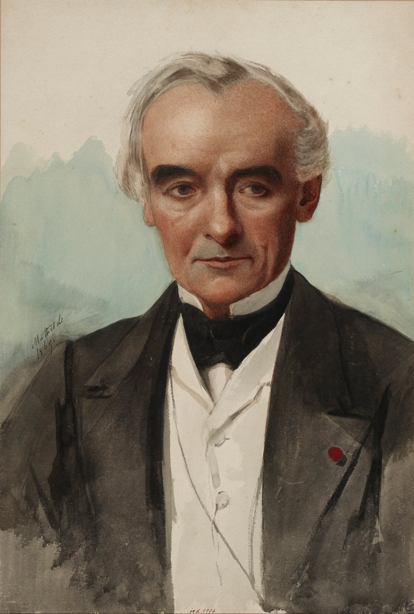 Porträt des Schriftstellers Prosper Mérimée 1803-1870, 1869 von Mathilde Bonaparte