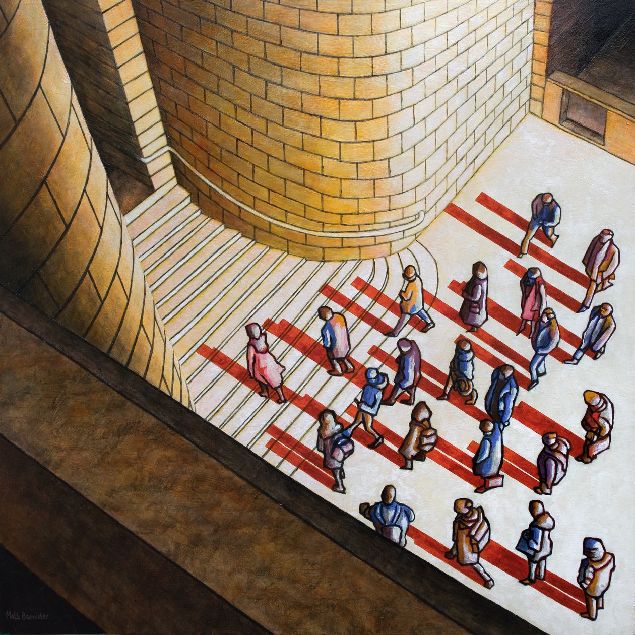 Fußfall, 2018 von Matt Bannister