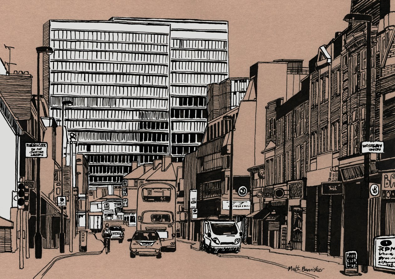South End - Croydon, 2016 von Matt Bannister